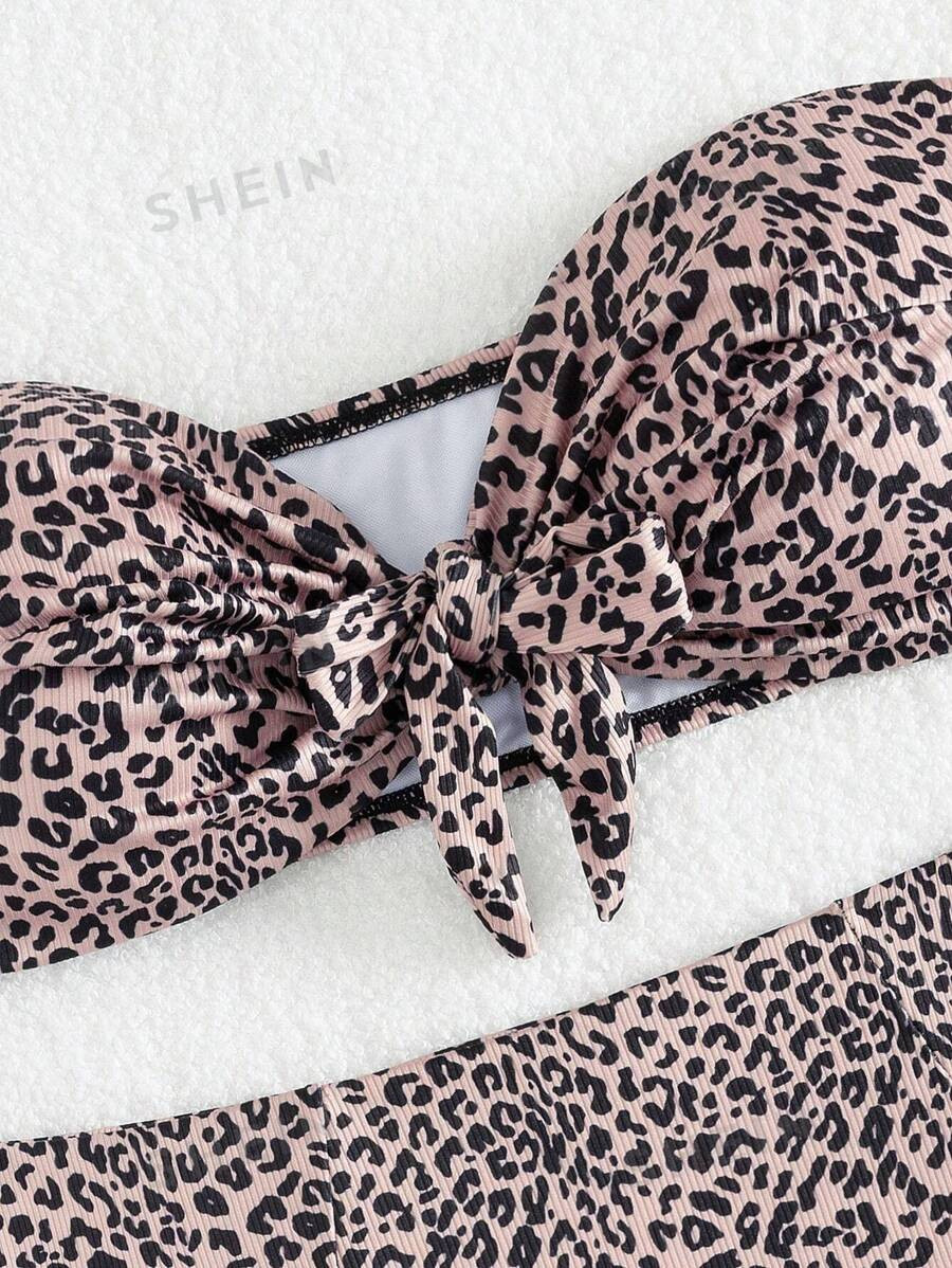 komplet bikini animal print 