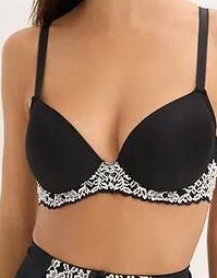 BIUSTONOSZ DAMSKI PLUS SIZE USZTYWNIANY Z ZAPIĘCIEM Z TYŁU