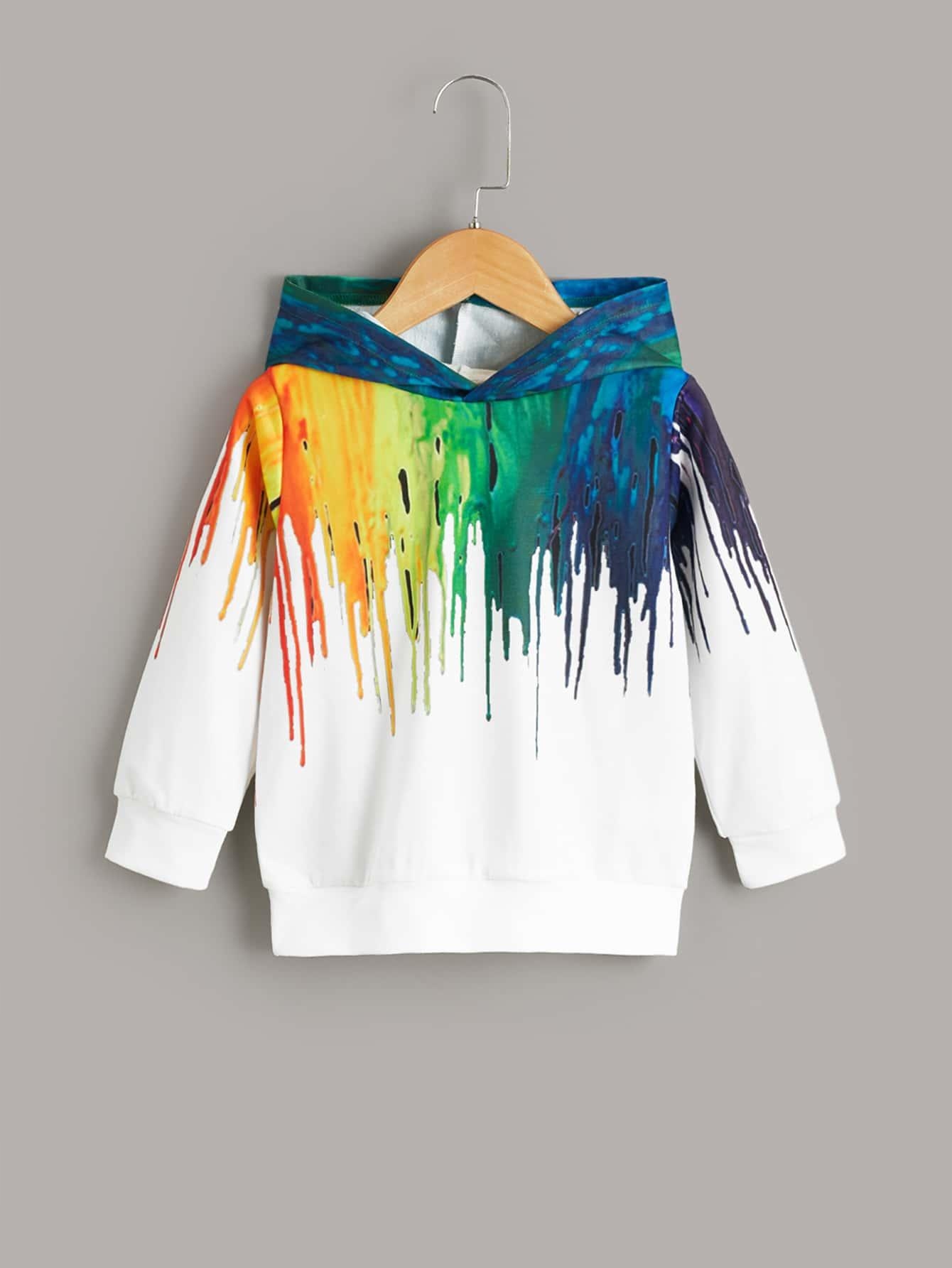 bluza z kapturem wzór 