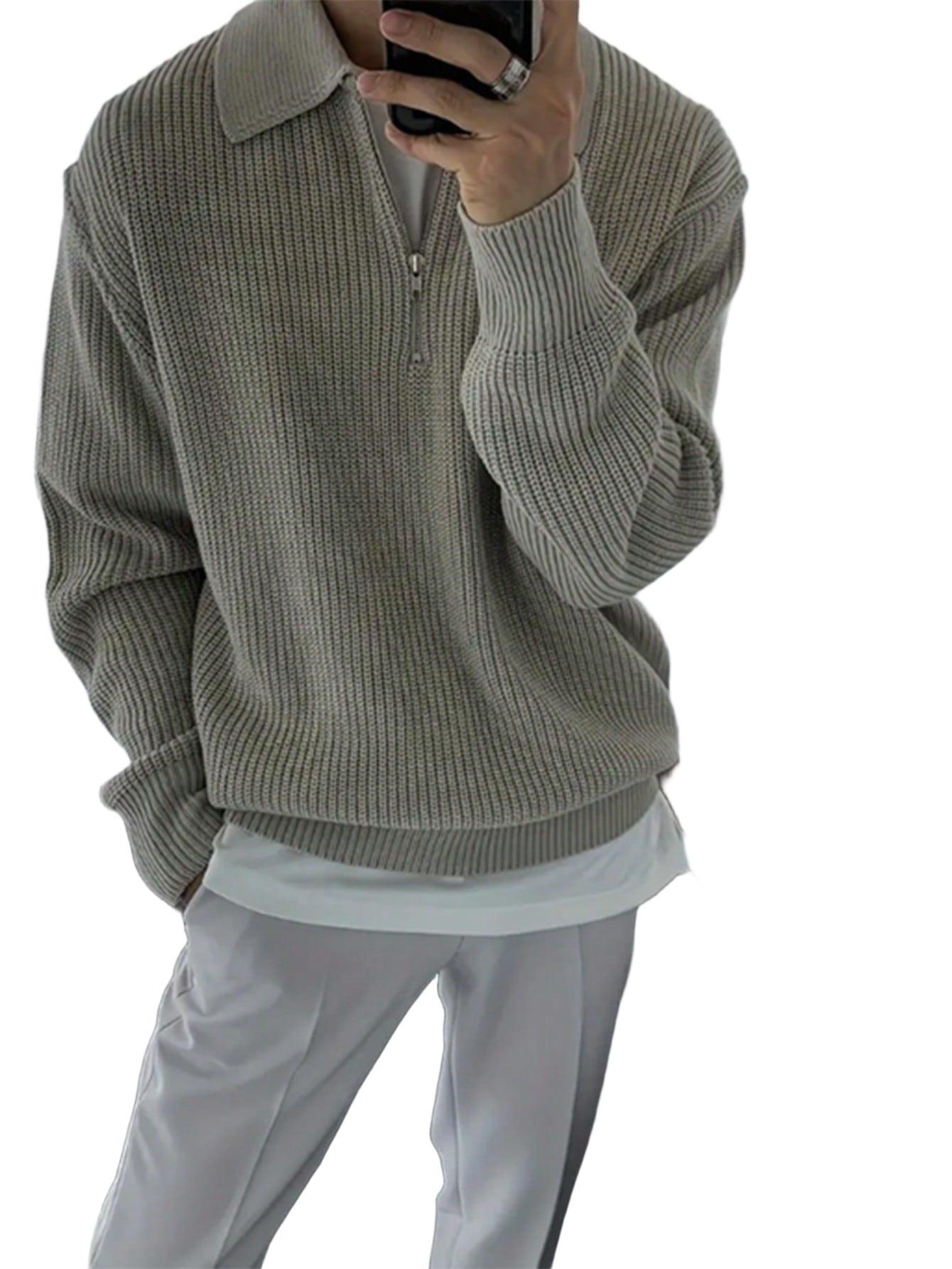 SWETER Z KOŁNIERZYKIEM