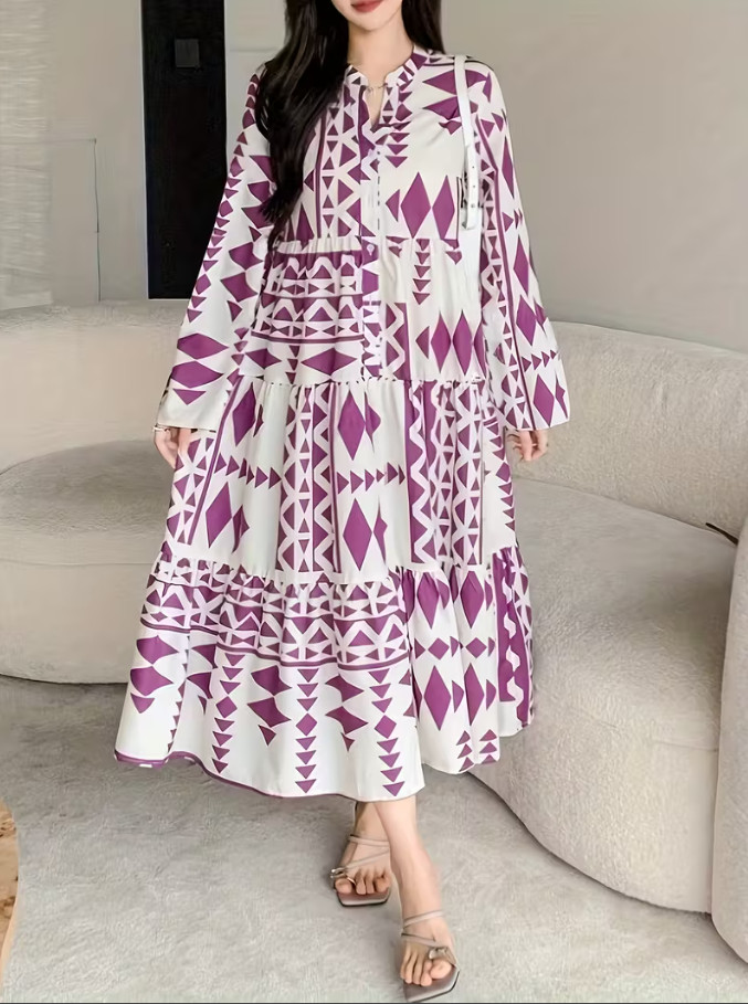 MAXI SUKIENKA PRINT