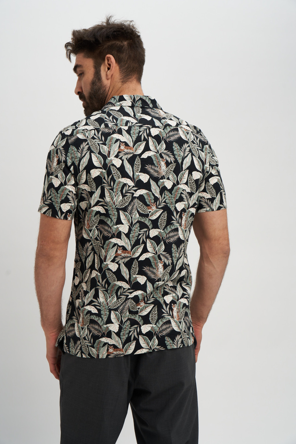 KOSZULA KRÓTKI RĘKAW PRINT T25-2458M-Y4