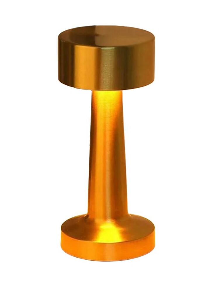 złota lampka nocna led