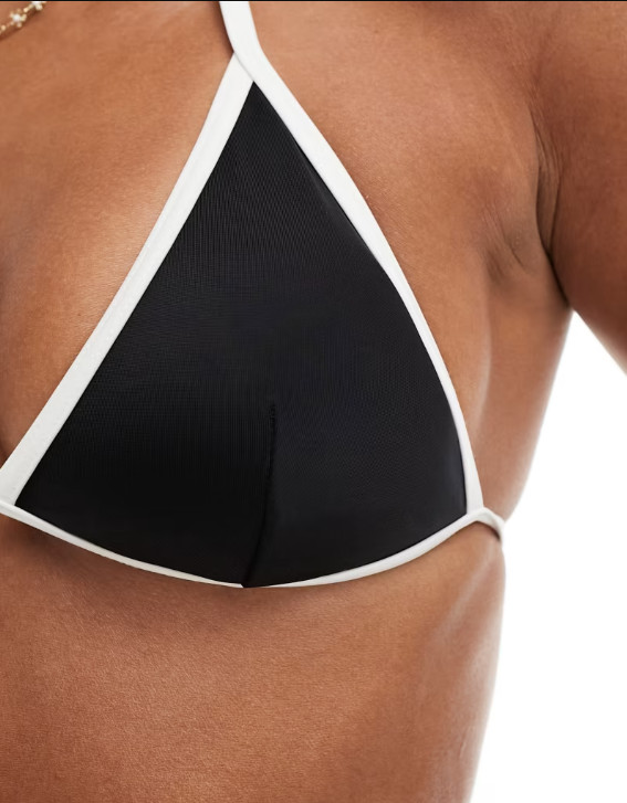 CZARNA GÓRA OD BIKINI KONTRAST