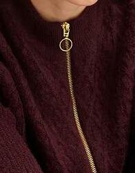 SWETER ROZPINANY W WARKOCZE