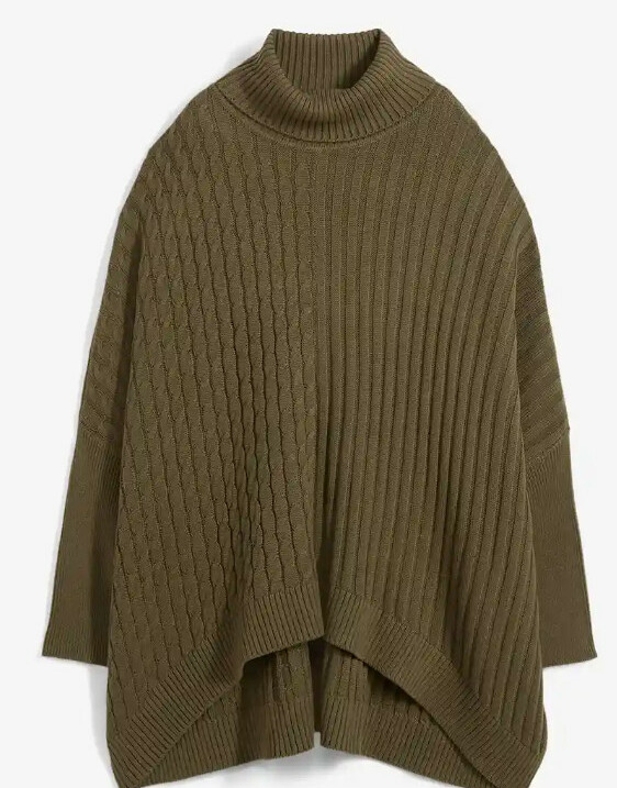 SWETER DAMSKI PLUS SIZE Z GOLFEM