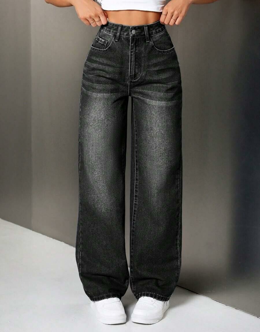 proste spodnie jeans