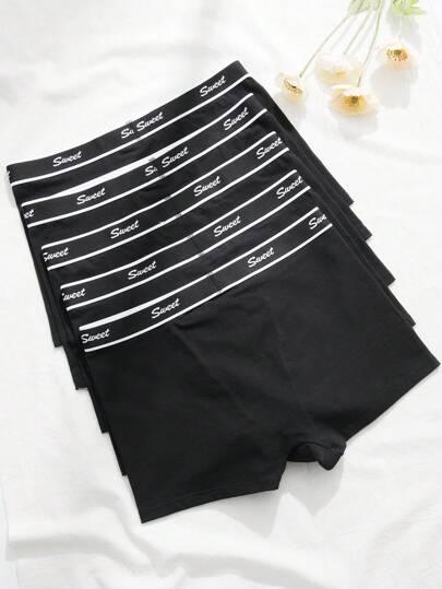 czarne majtki 5-pack