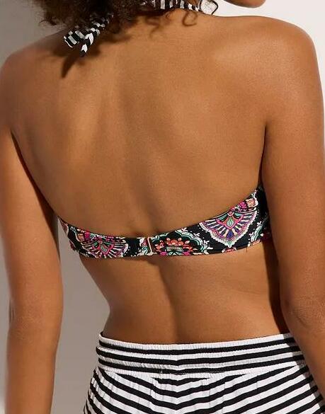 BIUSTONOSZ BIKINI Z NADRUKIEM