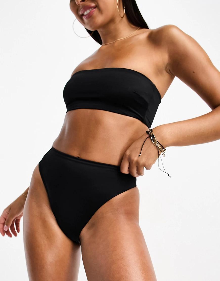 CZARNE KLASYCZNE MAJTKI BIKINI DÓŁ OD STROJU 