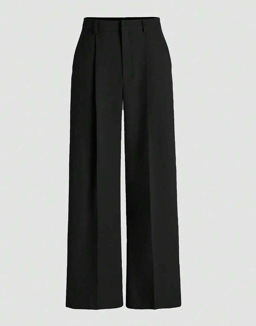 CZARNE ELEGANCKIE SPODNIE