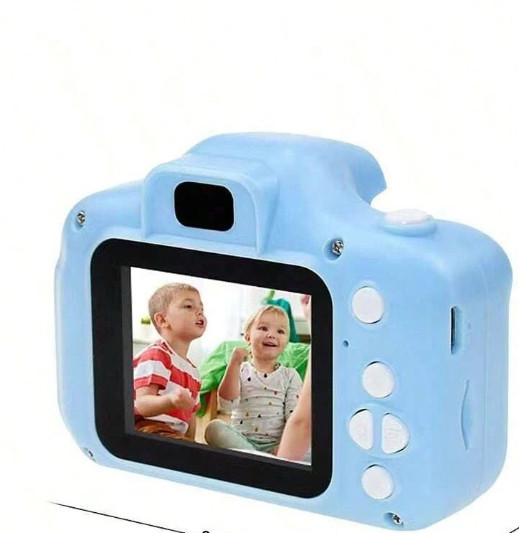 NIEBIESKI APARAT FOTOGRAFICZNY ZABAWKA 