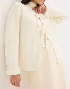 SWETER ROZPINANY Z MIESZANKI BAWEŁNY