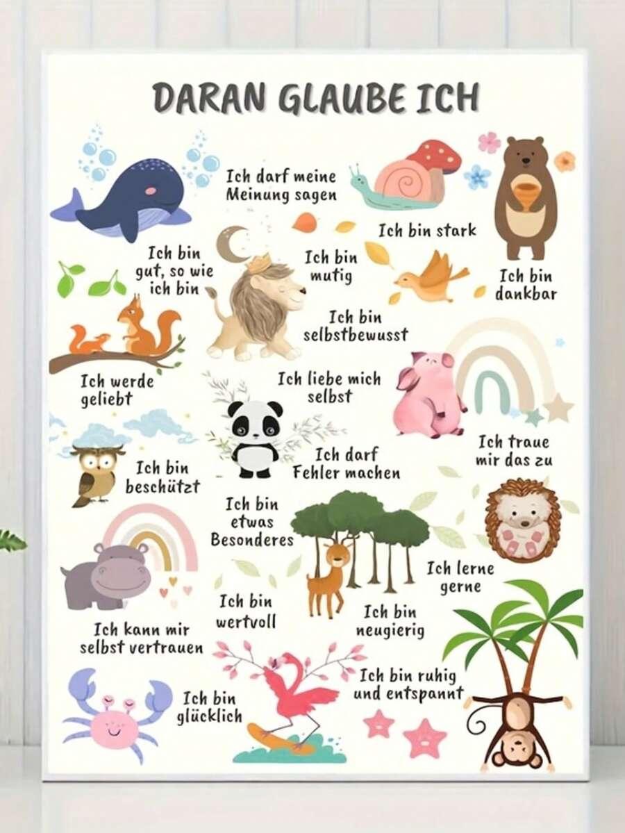 plakat ze zwierzętami 