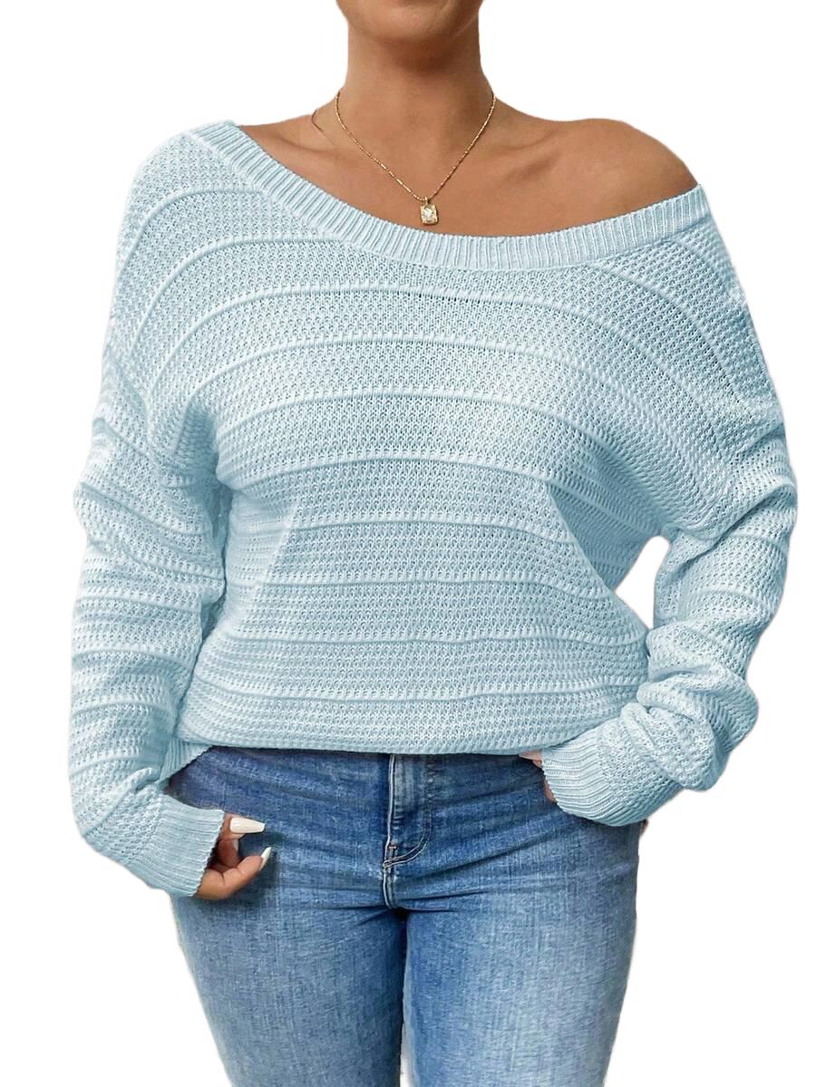 SWETER Z OZDOBNĄ KOKARDĄ