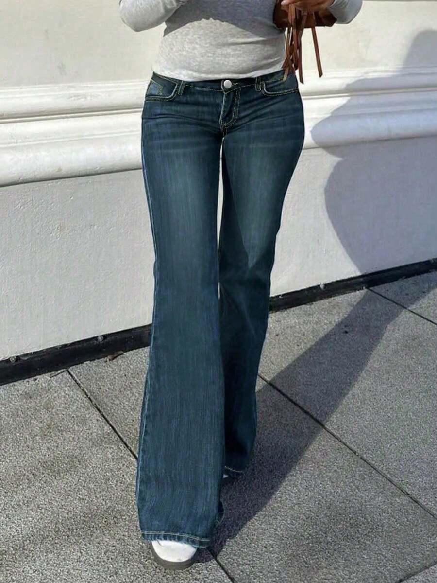 NIEBIESKIE SPODNIE JEANS