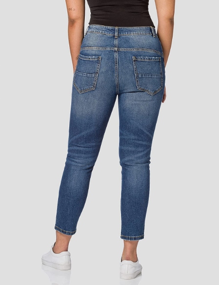 NIEBIESKIE SPODNIE JEANS