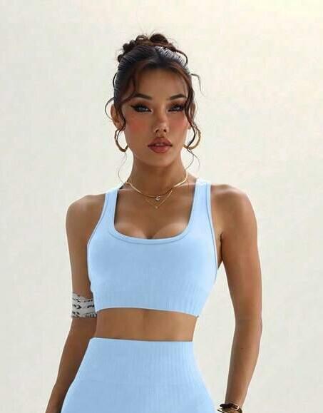 NIEBIESKI TOP basic