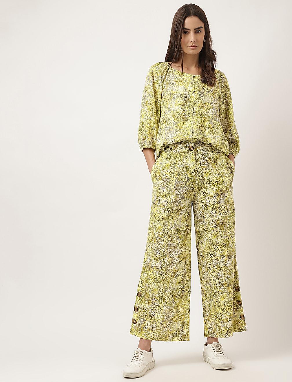 LNIANE SPODNIE PRINT T59-6071K-J4