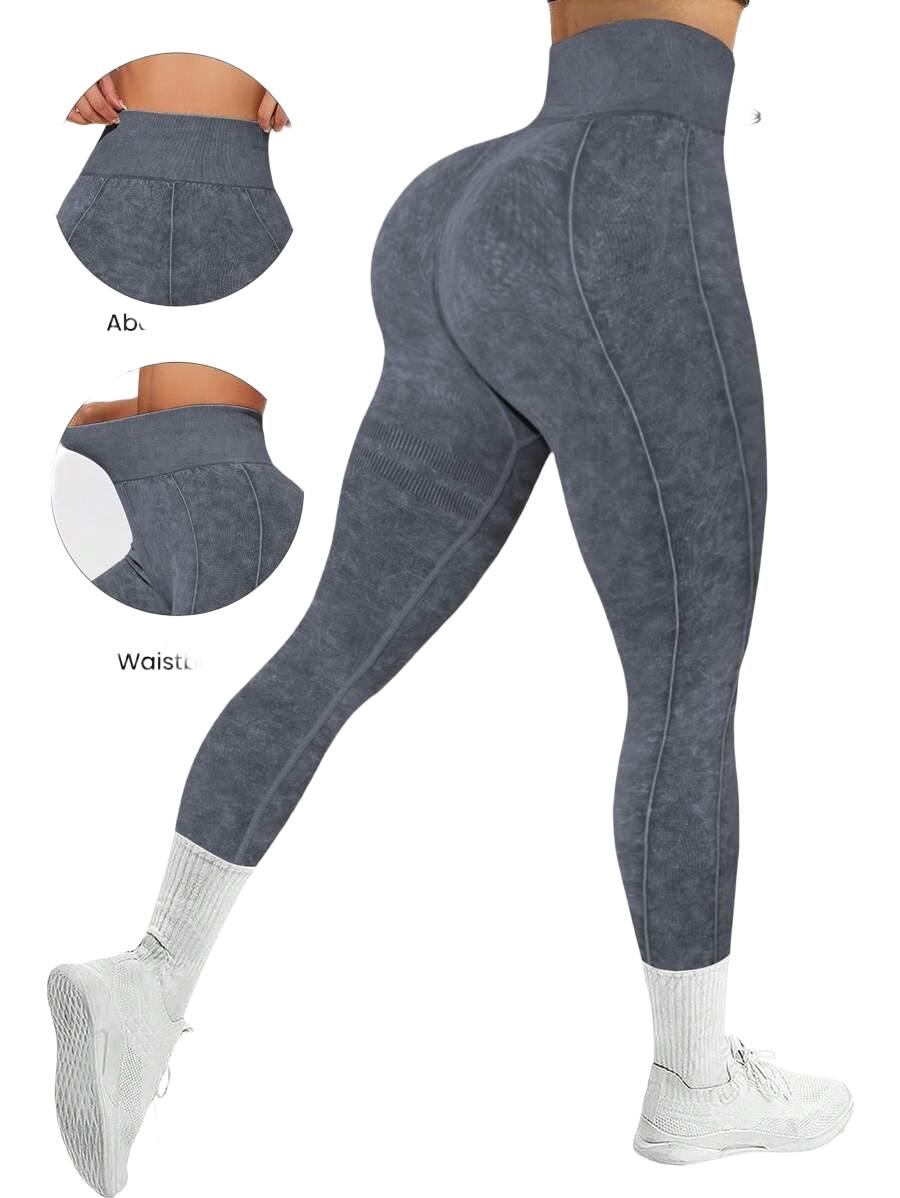 szare legginsy wysoki stan