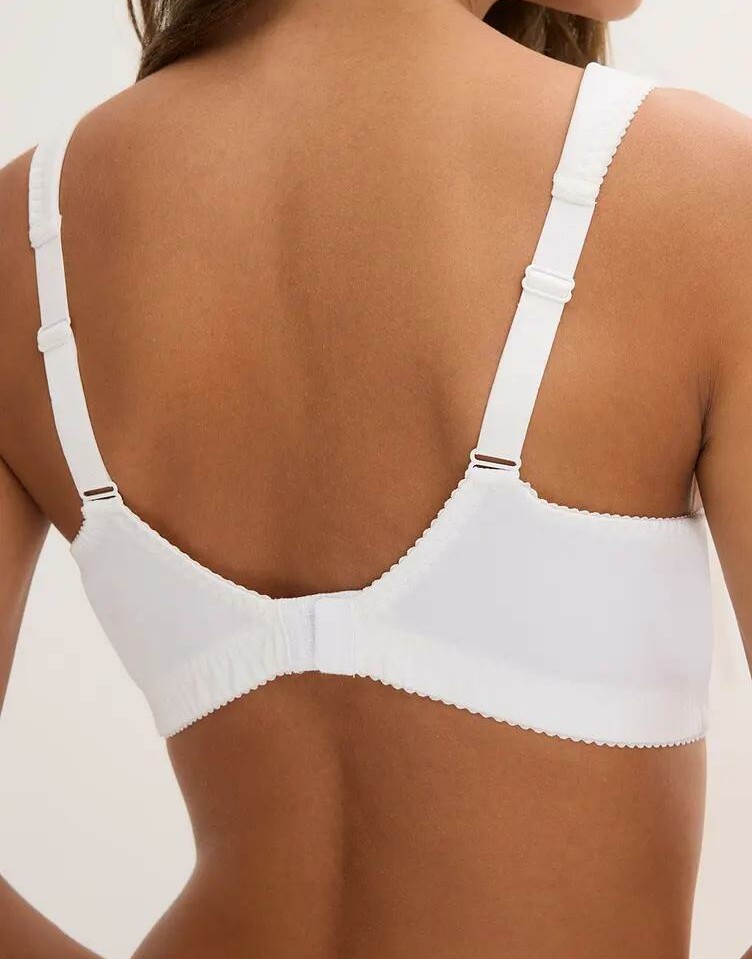 BIUSTONOSZ DAMSKI PLUS SIZE MIĘKKI Z ZAPIĘCIEM Z TYŁU