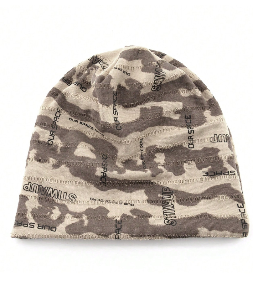 czapka beanie wzór