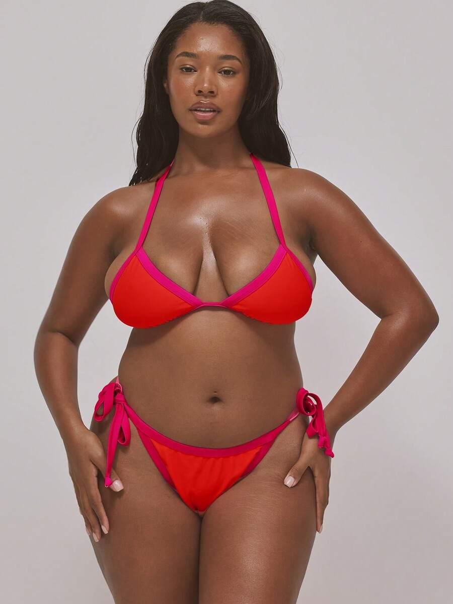 pomarańczowy dół od bikini