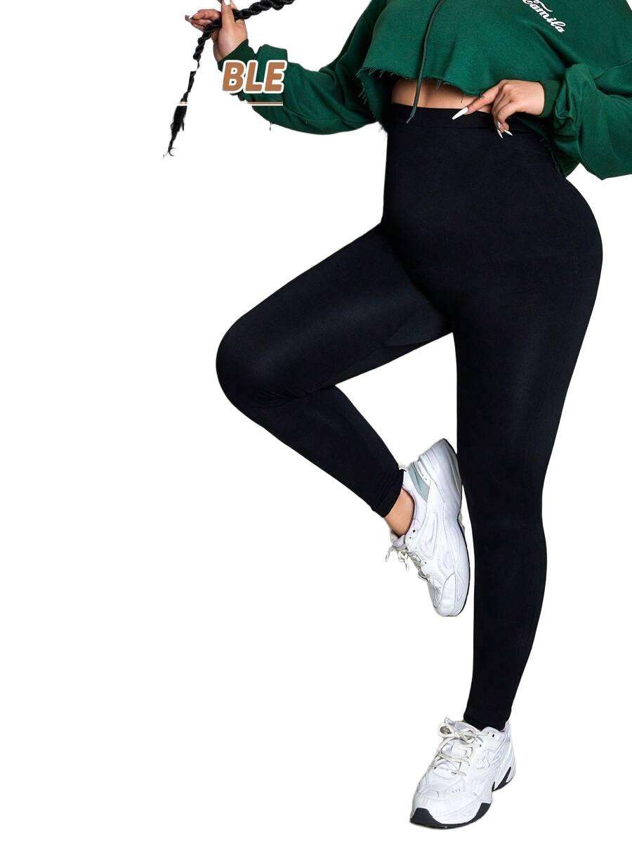 CZARNE KLASYCZNE LEGGINSY