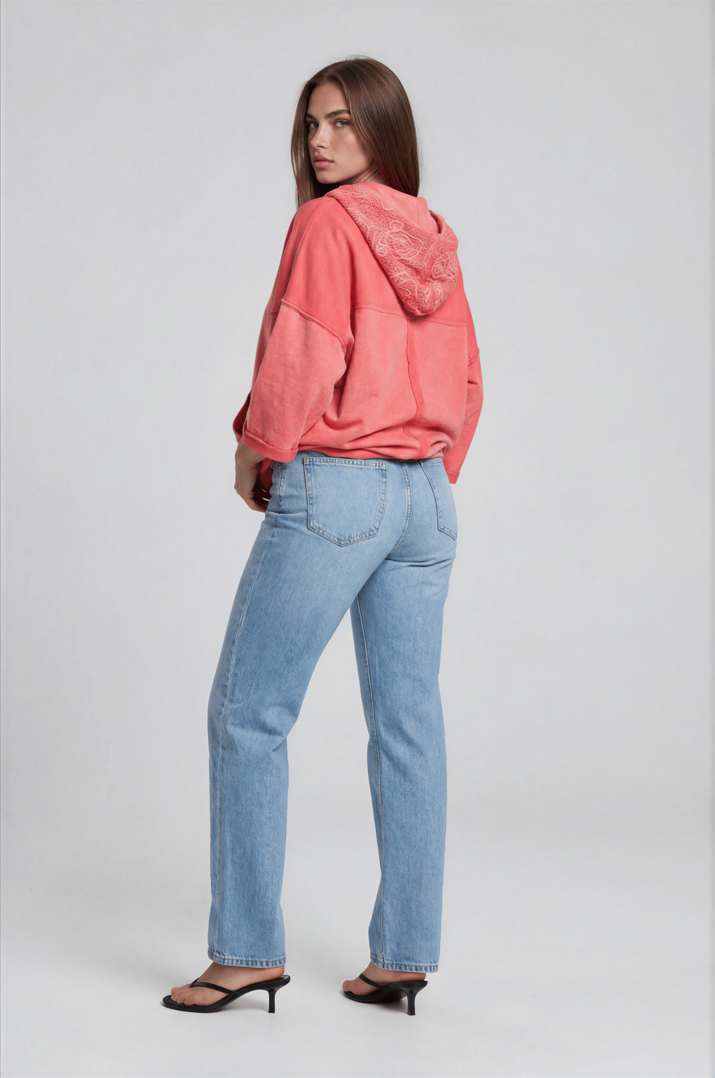 bluza oversize wstawki