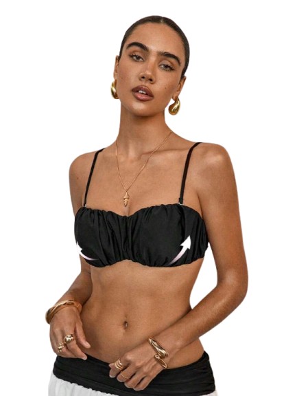 CZARNA GÓRA OD BIKINI MARSZCZENIE