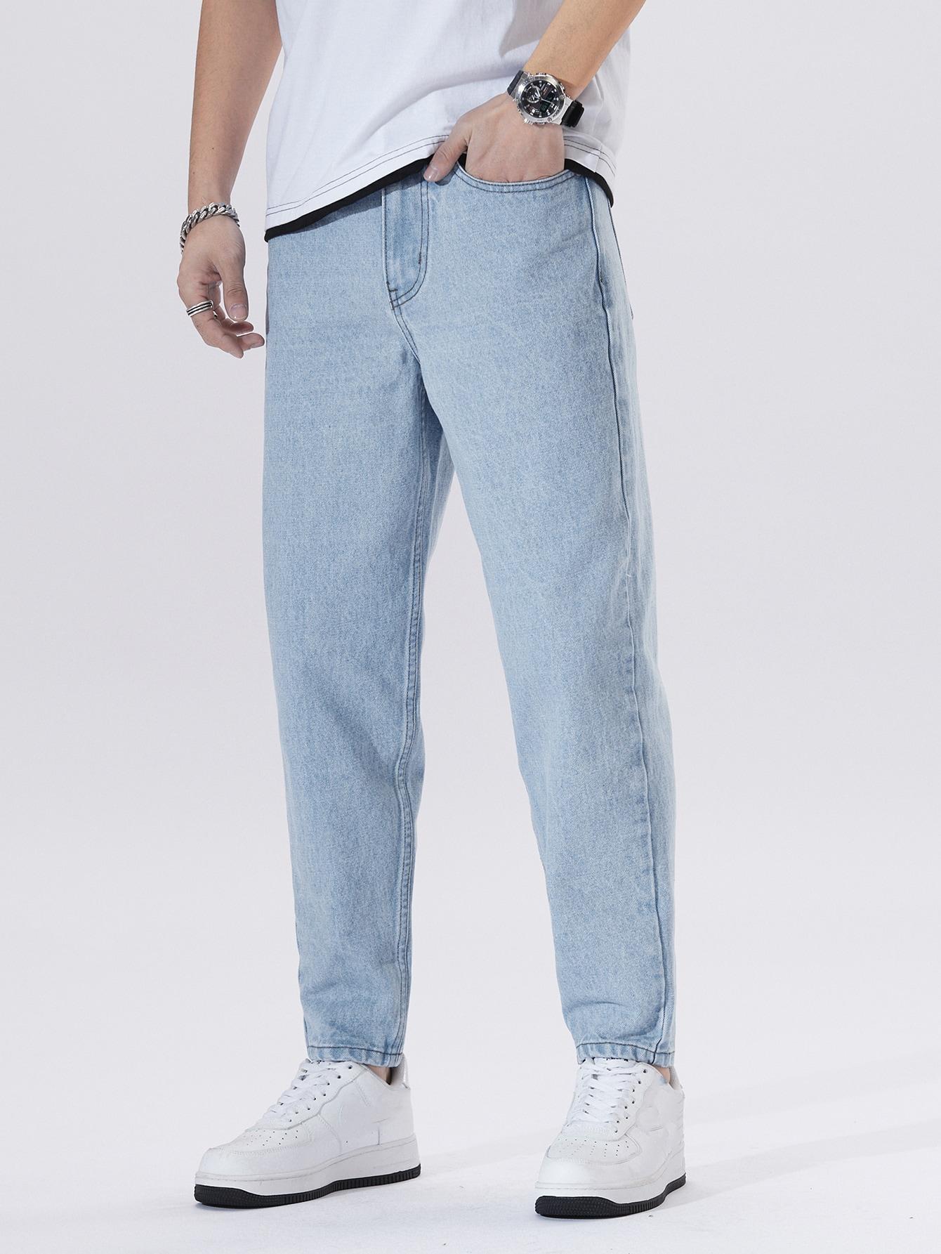 NIEBIESKIE SPODNIE JEANS