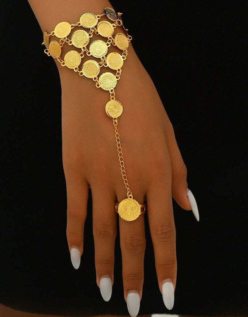 bransoletka z pierścionkiem