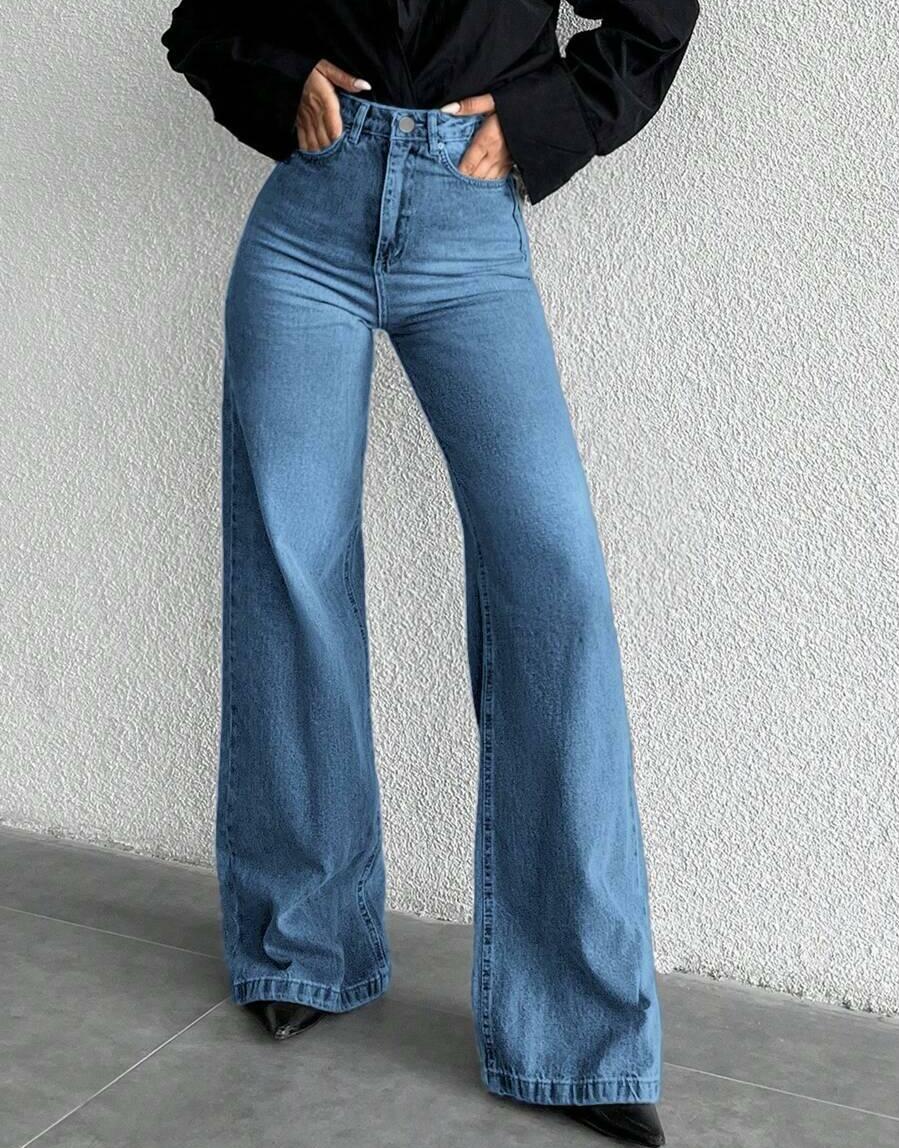 ROZSZERZANE SPODNIE JEANS
