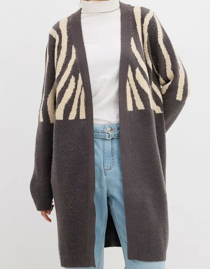 SWETER DAMSKI REGULAR KARDIGAN 