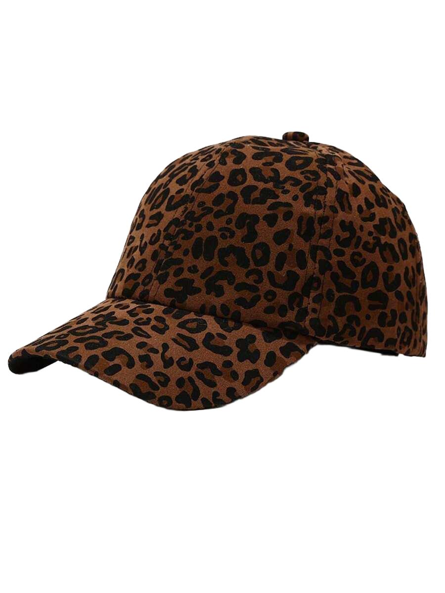 czapka z daszkiem animal print