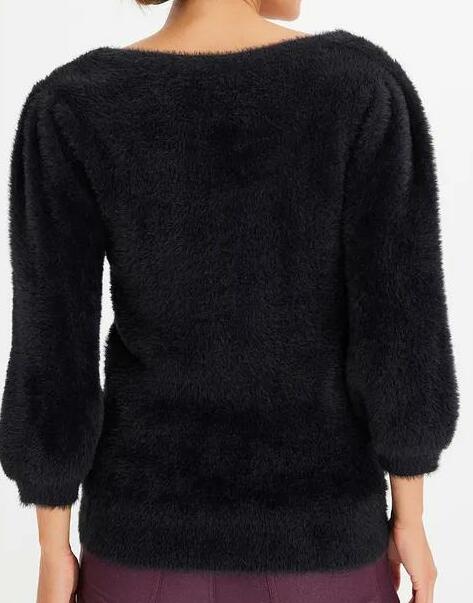 CZARNY DAMSKI SWETER