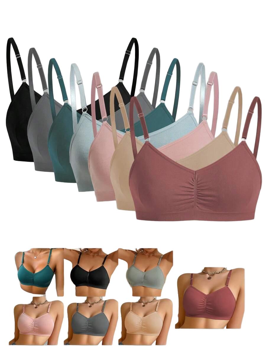 miękki biustonosz 7-pack