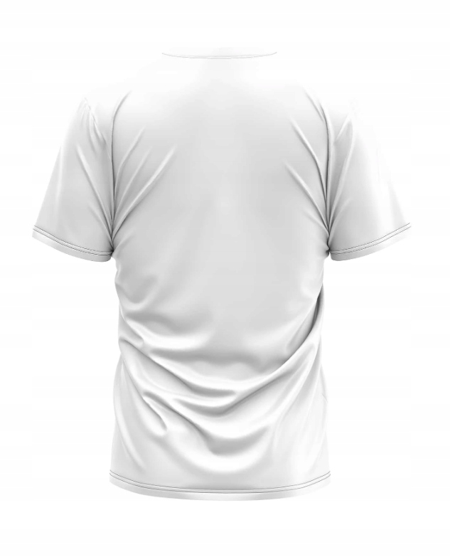 biały t-shirt nadruk 
