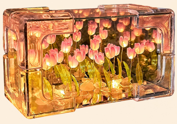 LAMPKA LED TULIPANY LUSTRA