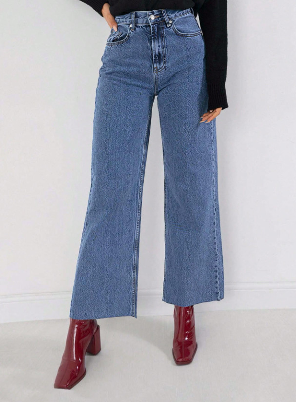 NIEBIESKIE SPODNIE JEANS