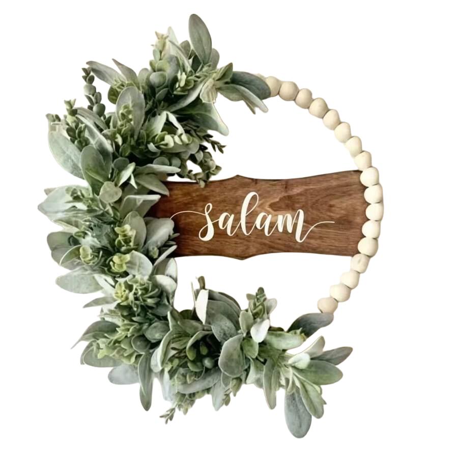 dekoracja zdobienie napis ,,salam"