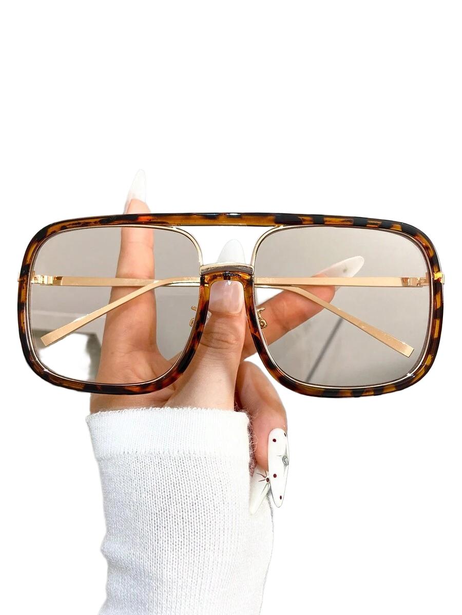 okulary zerówki animal print