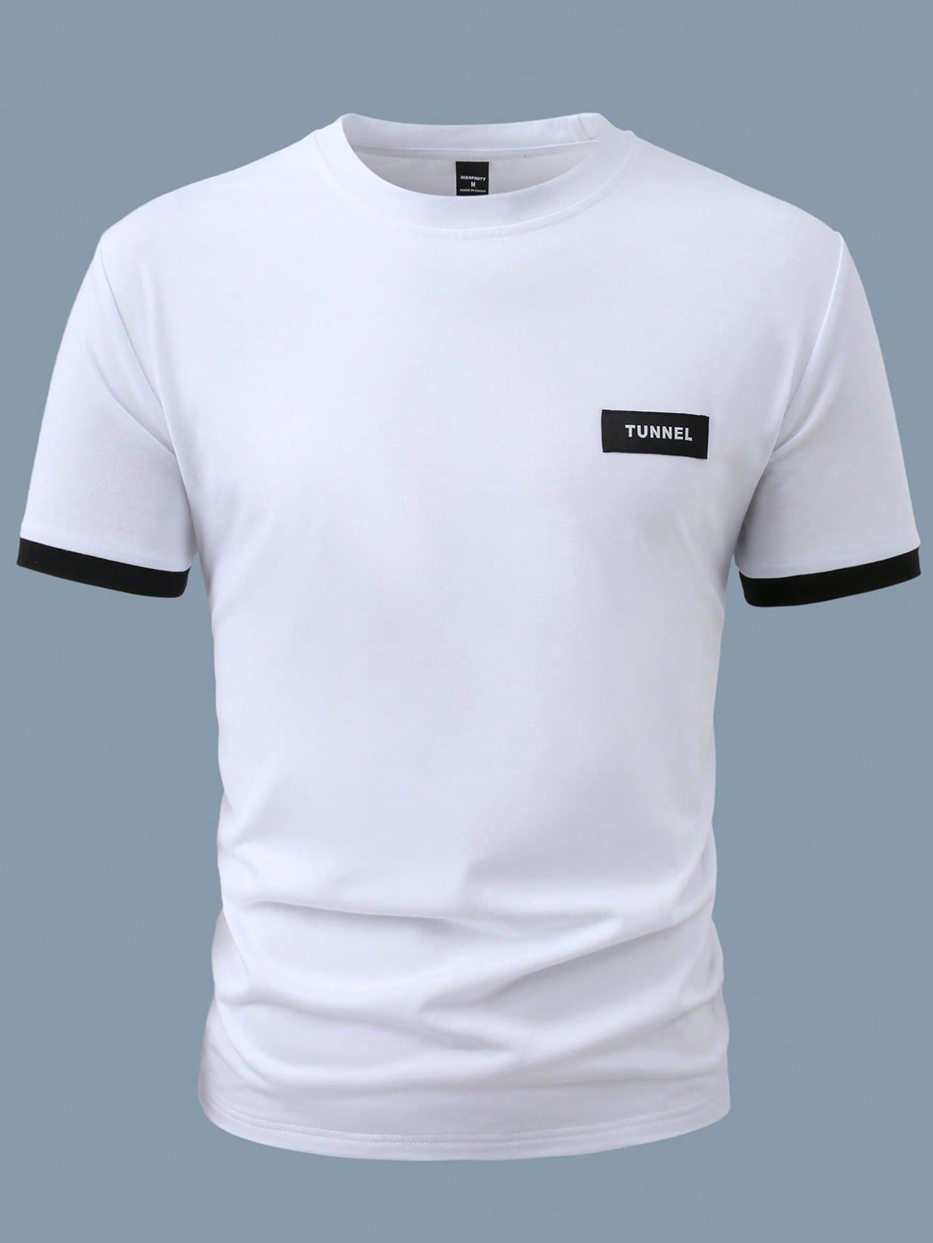 BIAŁY T-SHIRT CASUAL 