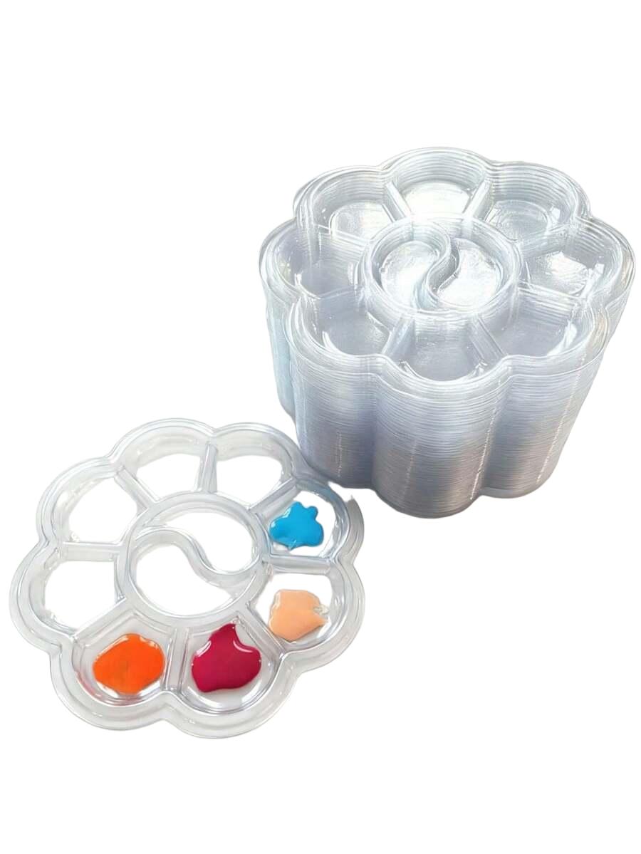 plastikowa paleta do mieszania farb 10-pack