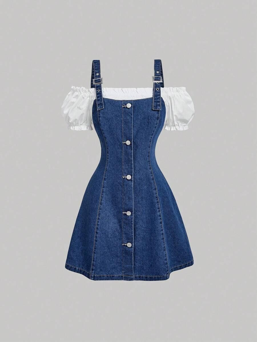 MINI SUKIENKA JEANS