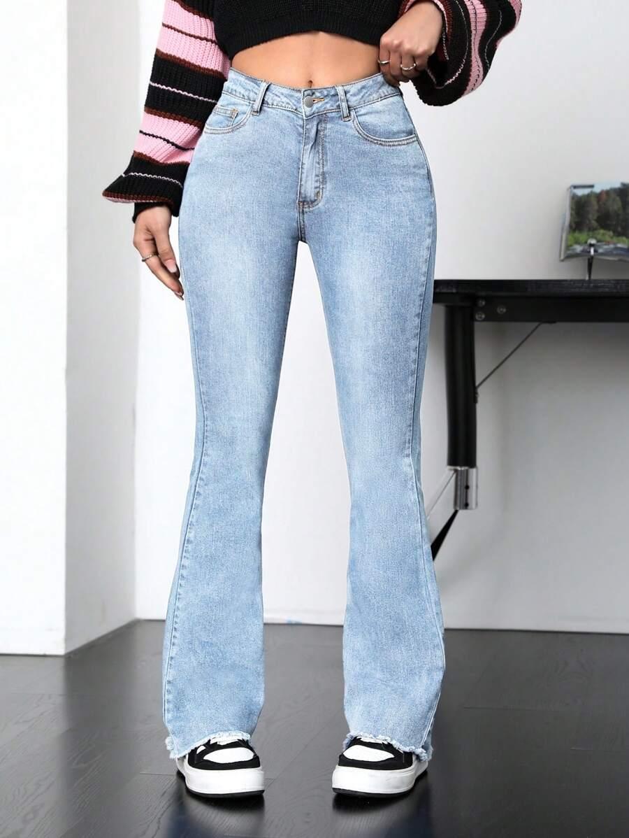 NIEBIESKIE SPODNIE JEANS