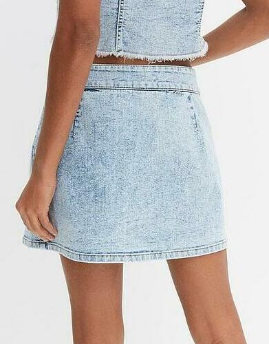 SPÓDNICA JEANSOWA MINI 