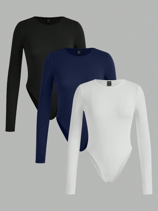 body długi rękaw 3-pack