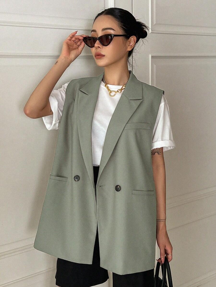 ZIELONA KAMIZELKA OVERSIZE