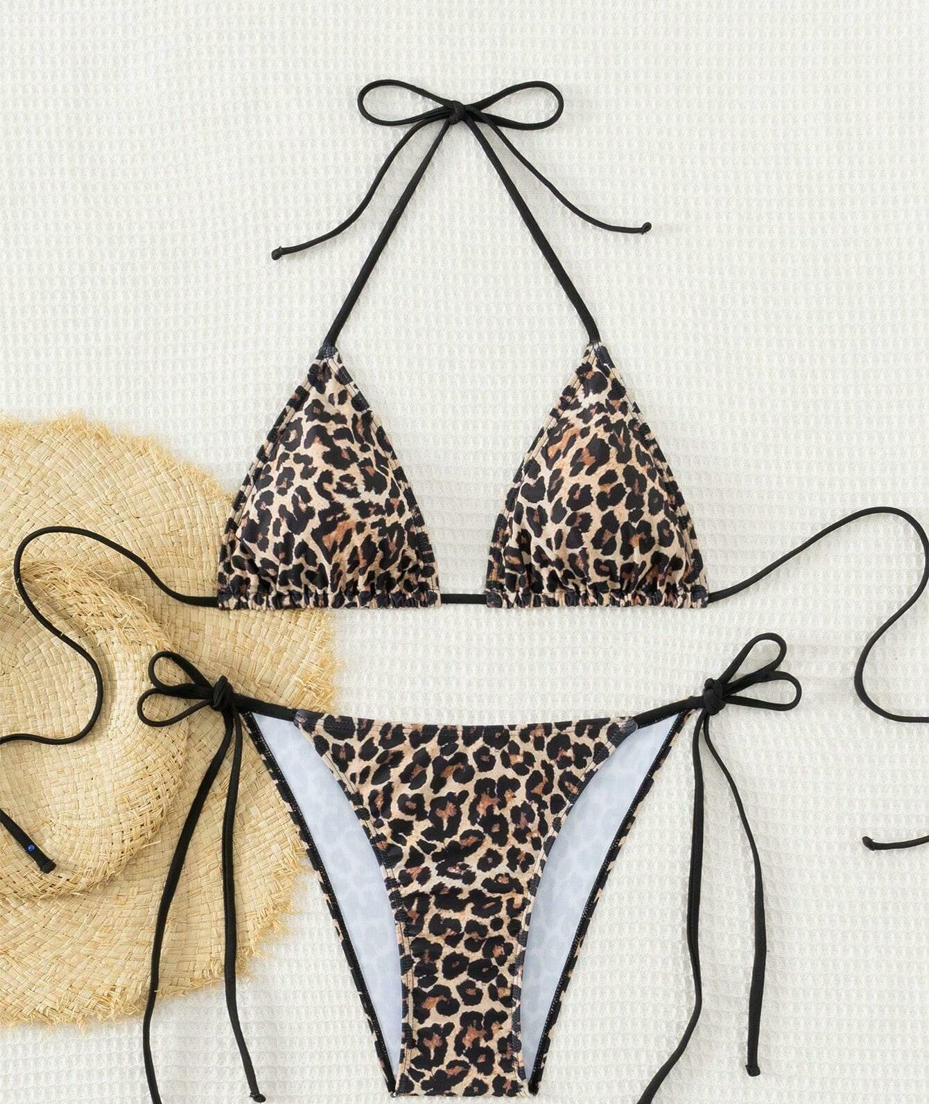 DWUCZĘŚCIOWY STRÓJ KĄPIELOWY ANIMAL PRINT